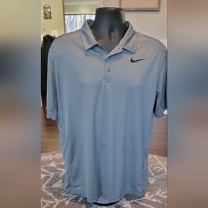🆕️Nike Dri-Fit Golf Gray Polo Men's L